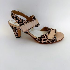 Animal print fondo salmon taco folk