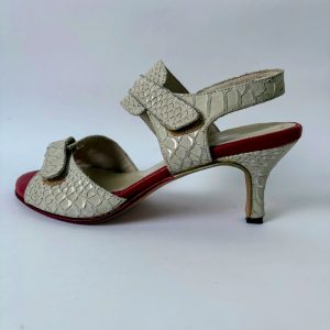 Croco manteca plantilla roja
