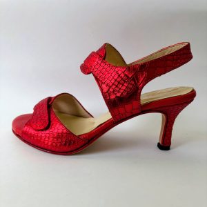 Croco Rojo metalizado
