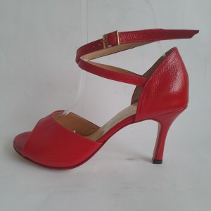 Rojo graneado taco 7.5 cm