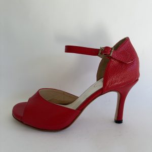 Rojo graneado tira simple